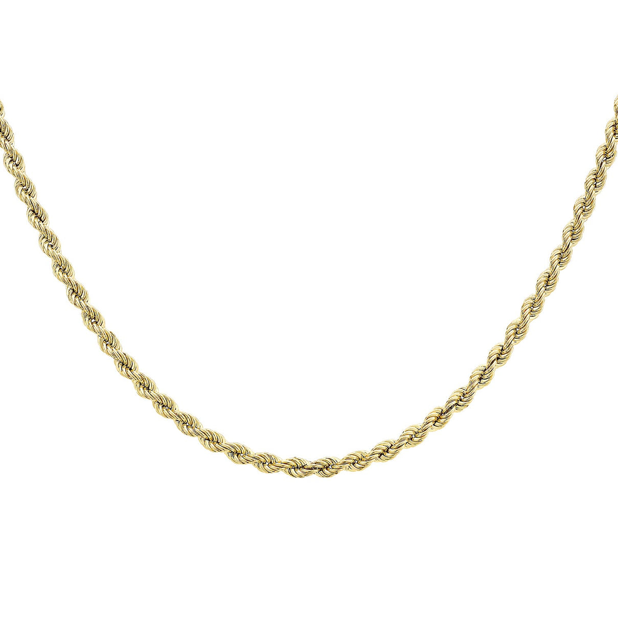 Rope Chain 18 Inch in 9K Yellow Gold 7575755 3