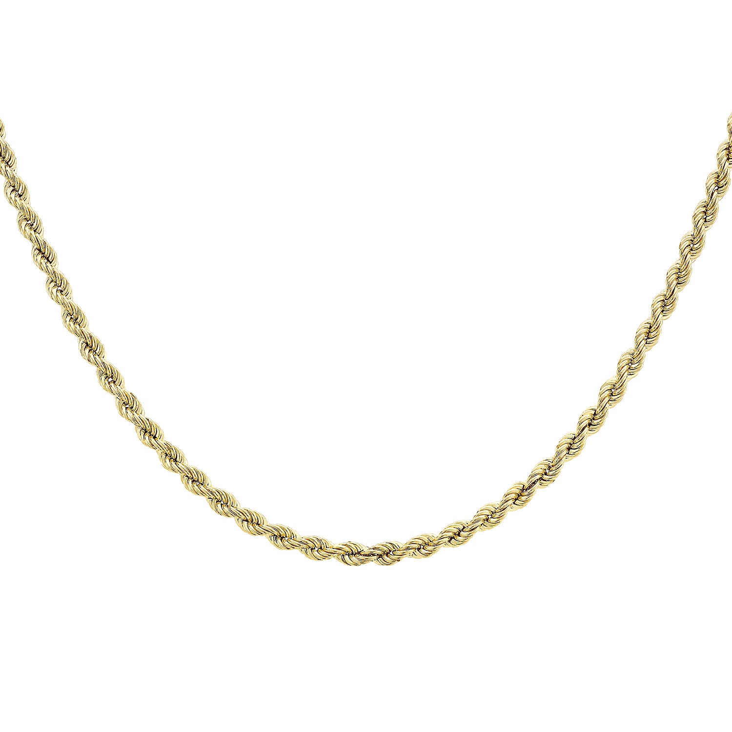 Rope Chain 18 Inch in 9K Yellow Gold 7575755 3