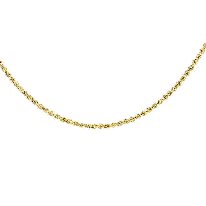Rope Chain 20 Inch in 9K Yellow Gold 7575778 1