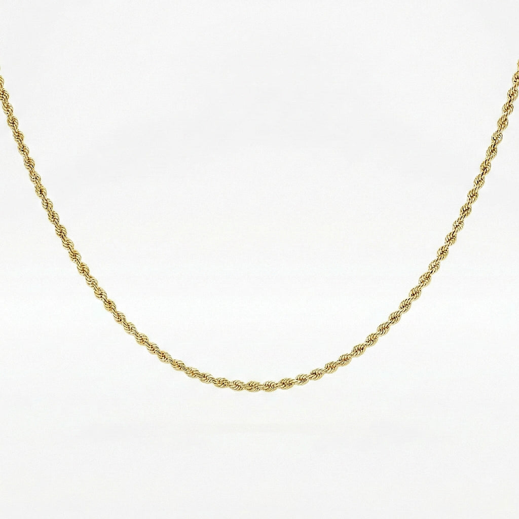 9K Yellow Gold  Chain (Size - 22),  Gold Wt. 3.1 Gms