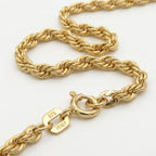 9K Yellow Gold  Chain (Size - 22),  Gold Wt. 3.1 Gms