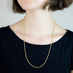 9K Yellow Gold  Chain (Size - 24),  Gold Wt. 2.6 Gms