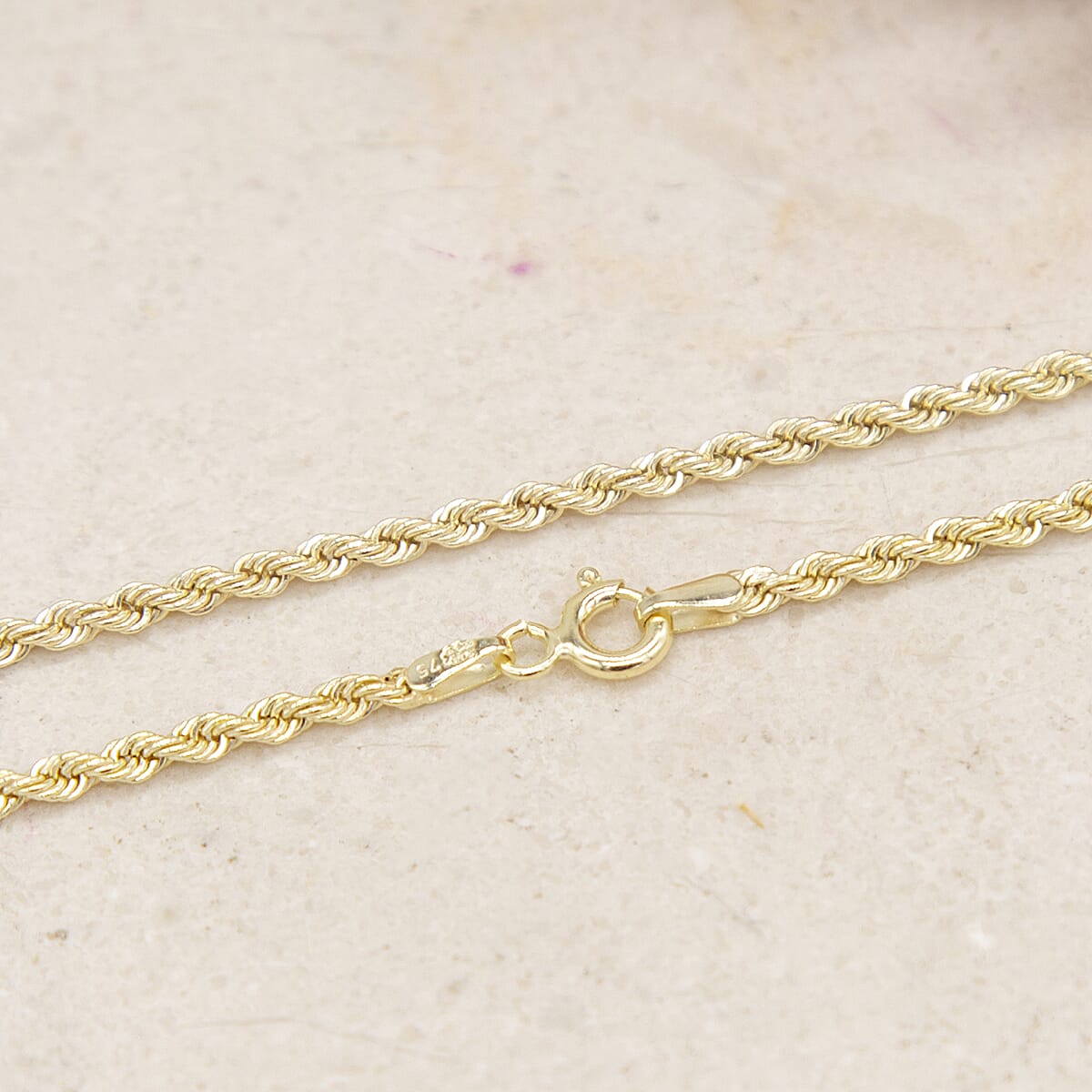 Rope Chain 24 Inch in 9K Yellow Gold 7575780 4