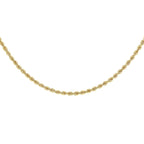 9K Yellow Gold Hollow Rope Chain With Spring Ring Clasp (Size - 28),  Gold Wt. 6.7 Gms