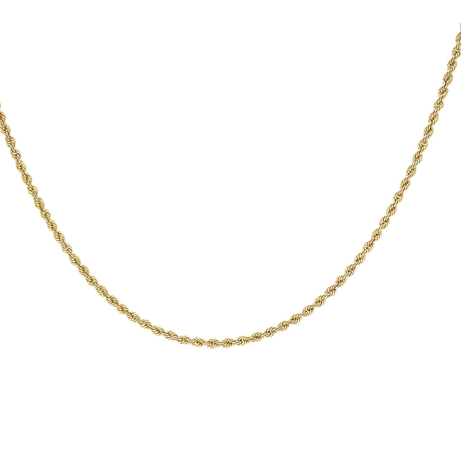 Rope Chain 28 Inch in 9K Yellow Gold 7575704 3