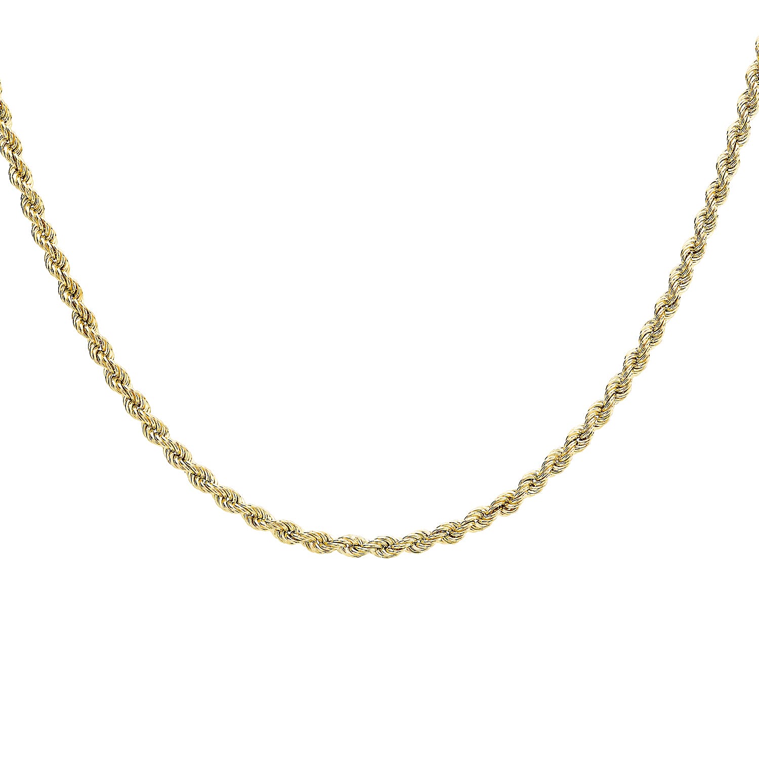 Rope Chain 28 Inch in 9K Yellow Gold 7575739 0
