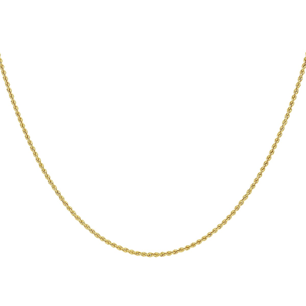 Rope Chain 28 Inch in 9K Yellow Gold 7575781 2