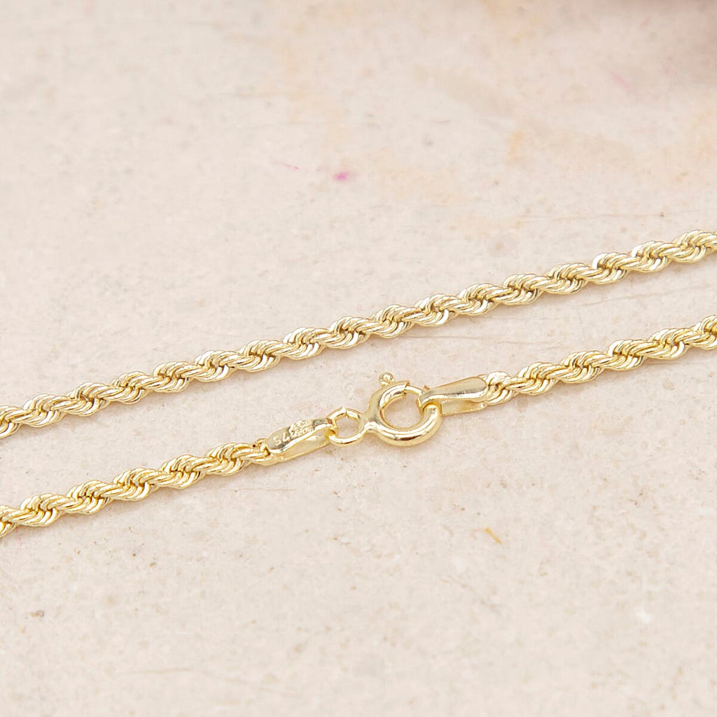 9K Yellow Gold  Chain (Size - 28),  Gold Wt. 3 Gms