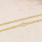 9K Yellow Gold  Chain (Size - 28),  Gold Wt. 3 Gms