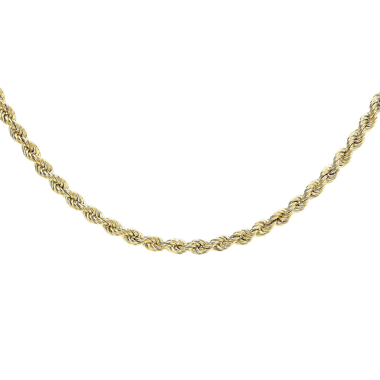 Rope Chain 30 Inch in 9K Yellow Gold 7575749 0