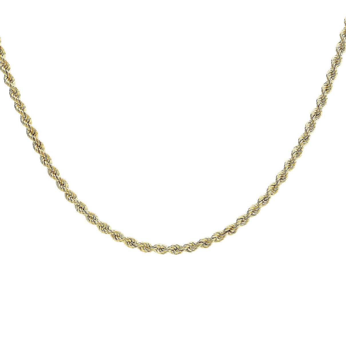 Rope Chain 30 Inch in 9K Yellow Gold 7575749 3