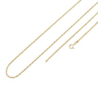 18K Yellow Gold Rope Necklace (Size - 20) with Spring Clasp