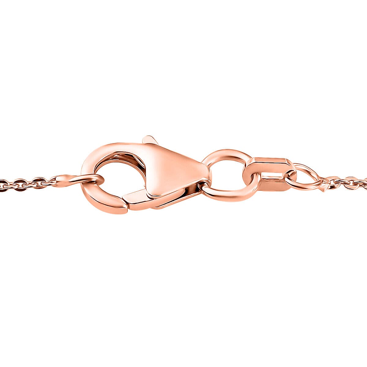 Rose De France Amethyst Necklace (Size - 20) in 18K Vermeil Rose Gold Plated Sterling Silver 25.65 Ct, Silver Wt. 9.90 Gms 7325604 5