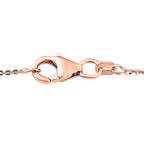 Rose De France Amethyst Necklace (Size - 20) in 18K Vermeil Rose Gold Plated Sterling Silver 25.65 Ct, Silver Wt. 9.90 Gms