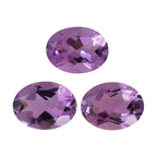 Rose De France Amethyst Oval Shape Gemstone 3.16 Ct. - 8x6 mm