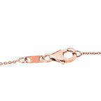 D'Joy AAA Rose De France Amethyst & White Zircon Pear Cut Halo Pendant with Chain (Size 20) in Rose Gold Plated Sterling Silver 3.00 Ct.