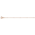 Rose Gold Overlay Sterling Silver Chain (Size-24)