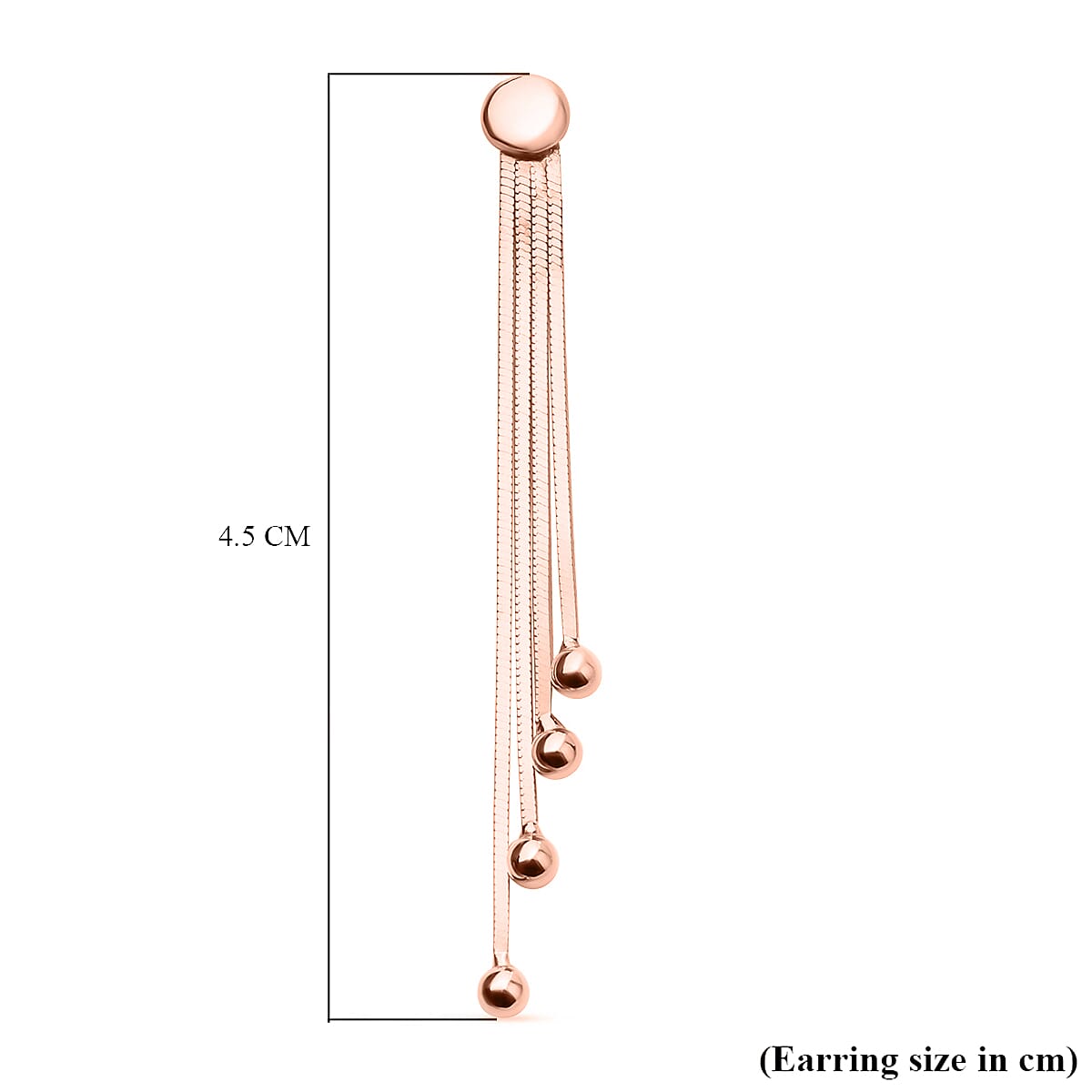 Rose Gold Overlay Sterling Silver Earrings 7603107 5