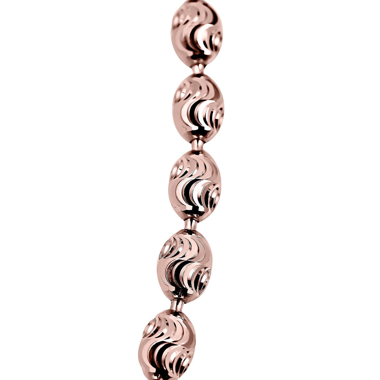 Rose Gold Overlay Sterling Silver Chain (Size - 20) With Lobster Clasp 7268963 3