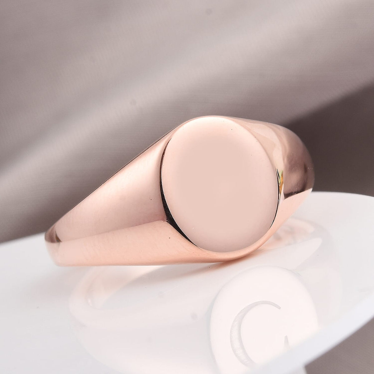 Rose Gold Plated Sterling Silver Ring, Silver Wt 5.30 Gms 3628338 2