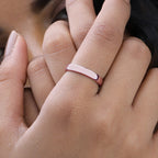 Rose Gold Overlay Sterling Silver Ring