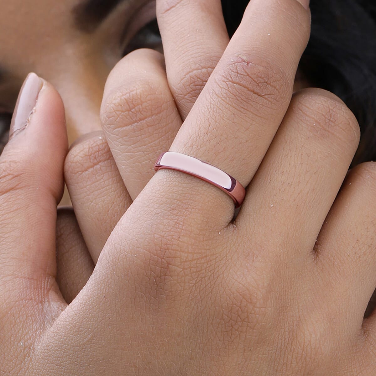 Rose Gold Plated Sterling Silver Ring 3698420 1