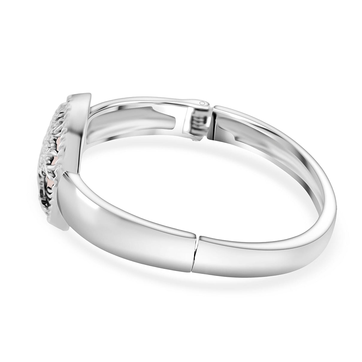 Tree of Life Collection - Rose Quartz Cuff Bangle (Size 7.5) 8275496 4