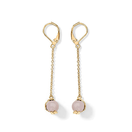 Tucson Close Out -Rose Quartz Earring with Lever Back 8421194 1