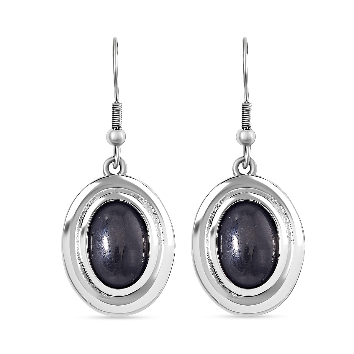 One Time Closeout Deal - Solitaire Drop Earrings with Interchangeable 7 Gemstones - Lapis, Coral, Malachite, Tiger Eye, Howlite, Shungite and Rose quartz 7784382 5