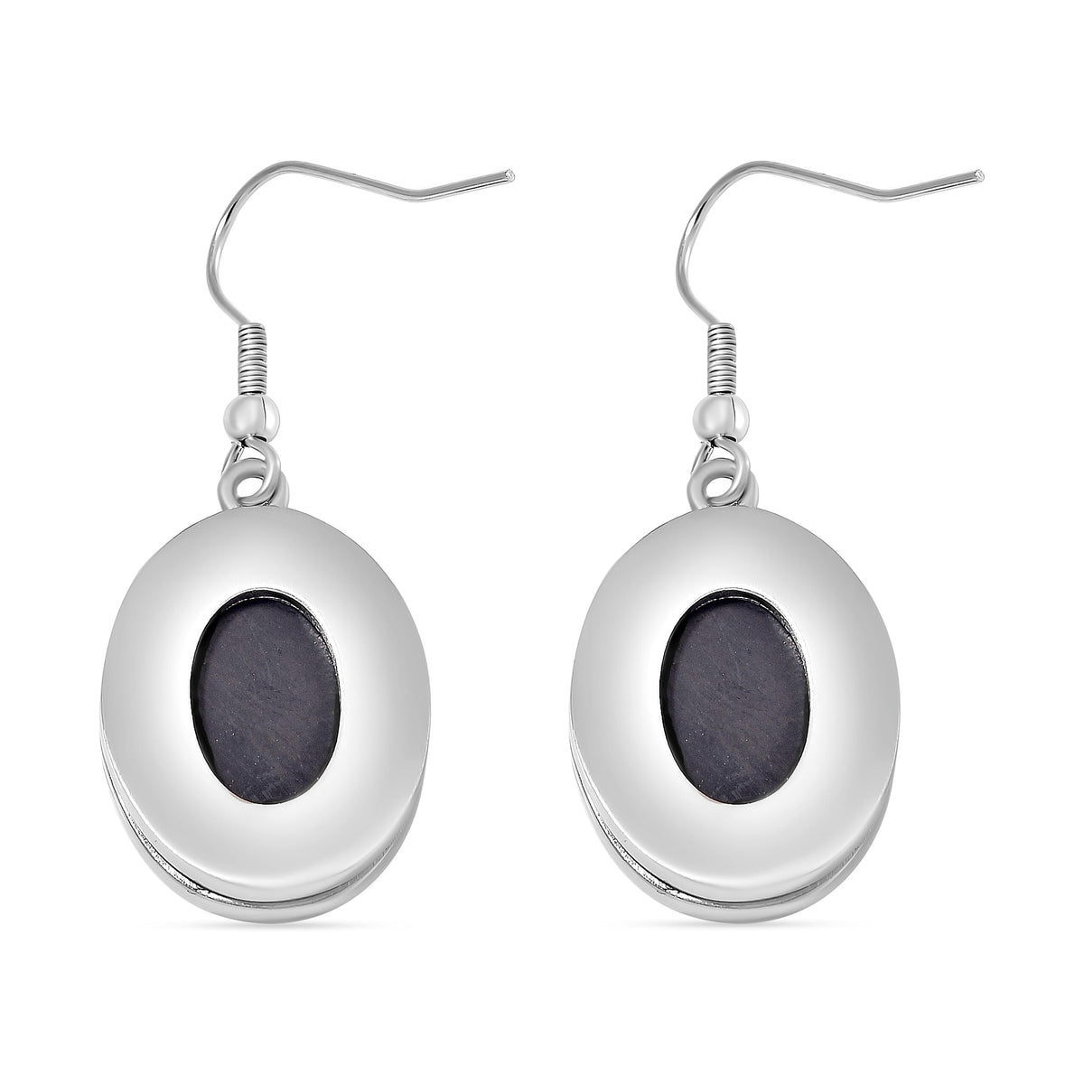 One Time Closeout Deal - Solitaire Drop Earrings with Interchangeable 7 Gemstones - Lapis, Coral, Malachite, Tiger Eye, Howlite, Shungite and Rose quartz 7784382 9