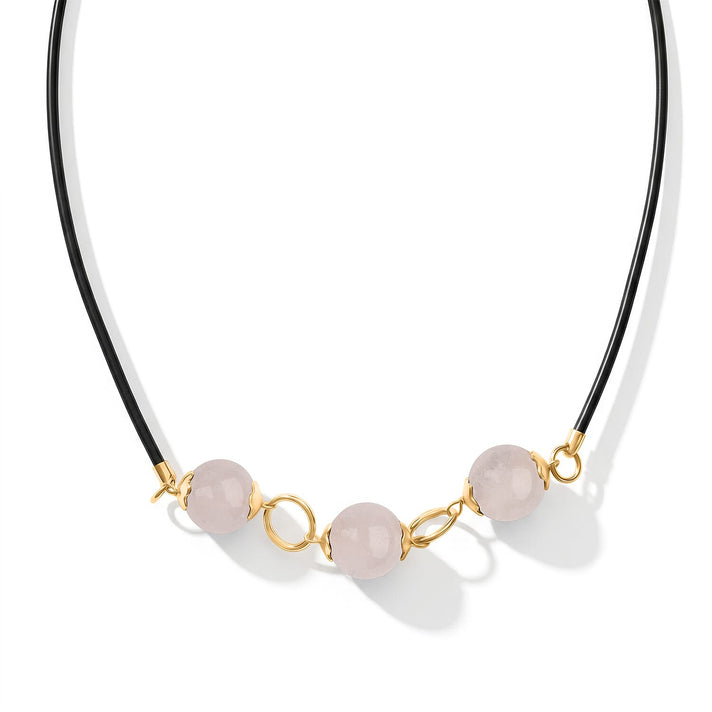 Tucson Close Out- Rose Quartz Necklace (Size - 18-2 Ext) with Lobster Clasp 12.00 Ct. 8421174 1