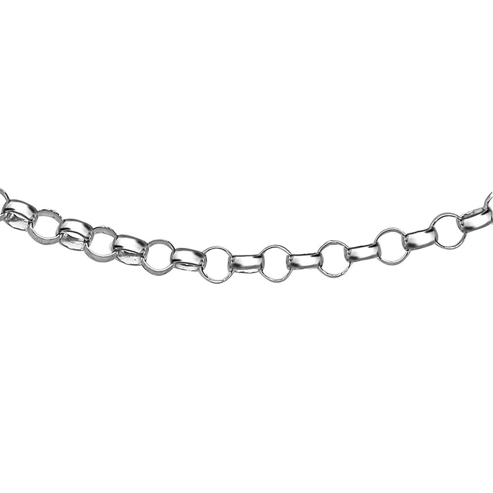 Round Belcher Chain 18 Inch in 10K White Gold 7576157 1