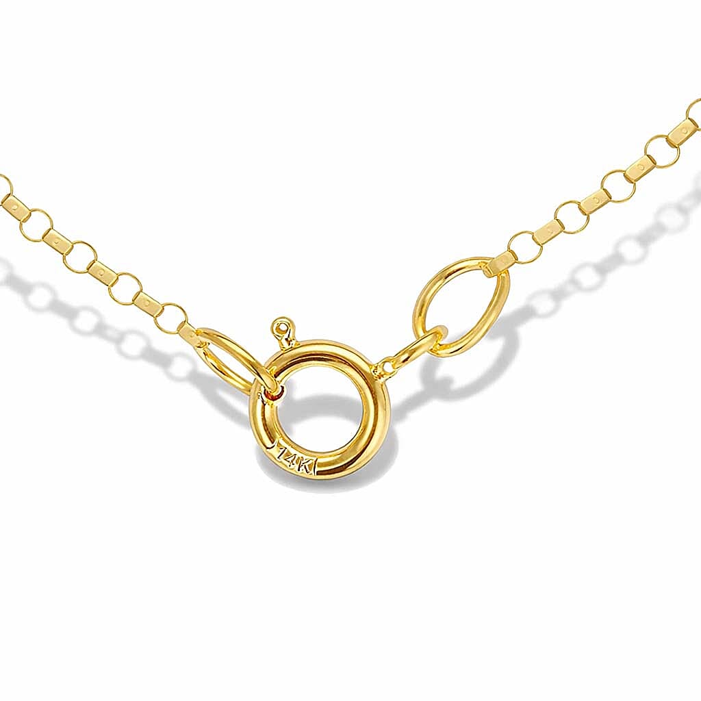 Round Belcher Chain 18 Inch in 9K Yellow Gold 7578829 3