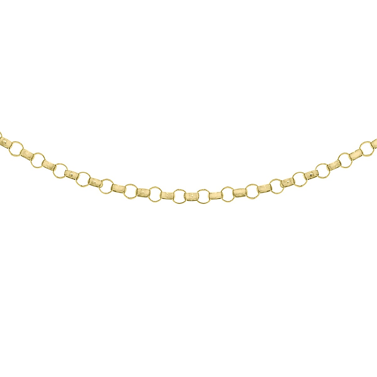 Round Belcher Chain 20 Inch in 9K Yellow Gold 7578838 0