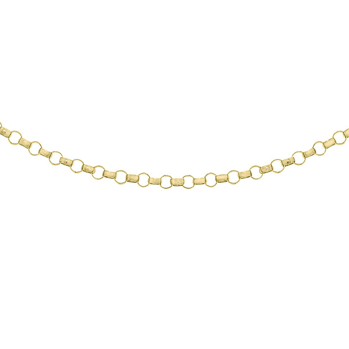 Round Belcher Chain 20 Inch in 9K Yellow Gold 7578838 1