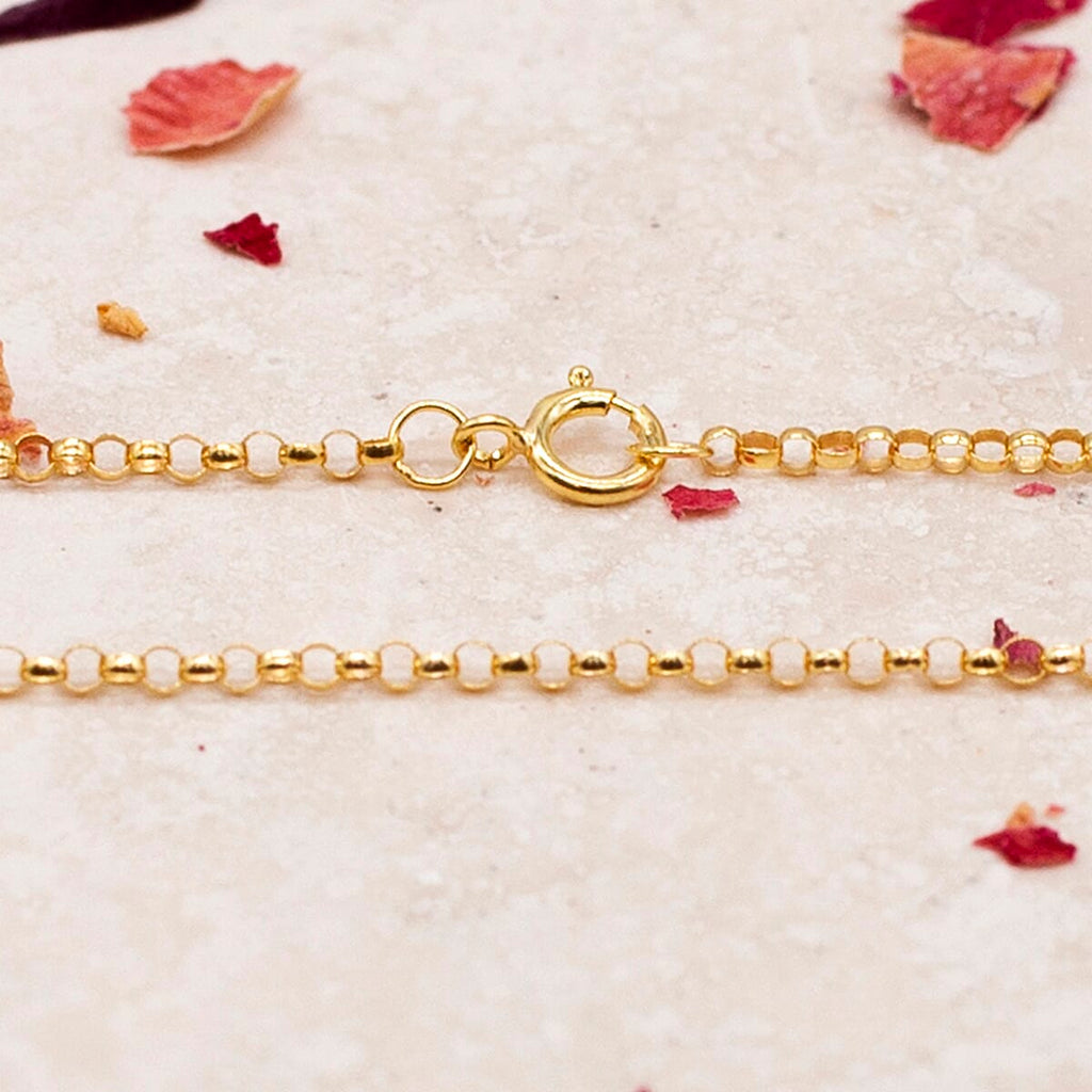 9K Yellow Gold  Chain (Size - 20),  Gold Wt. 1.1 Gms