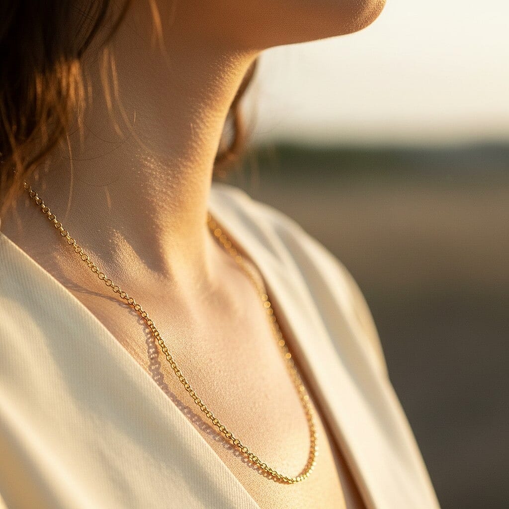 Round Belcher Chain 20 Inch in 9K Yellow Gold 7578838 4