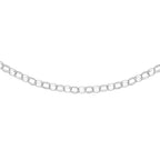 9K White Gold Chain (Size - 22)