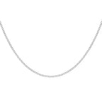 9K White Gold Chain (Size - 22)