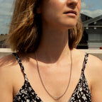 9K White Gold  Chain (Size - 24),  Gold Wt. 5.7 Gms