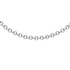 9K White Gold  Chain (Size - 24),  Gold Wt. 5.7 Gms