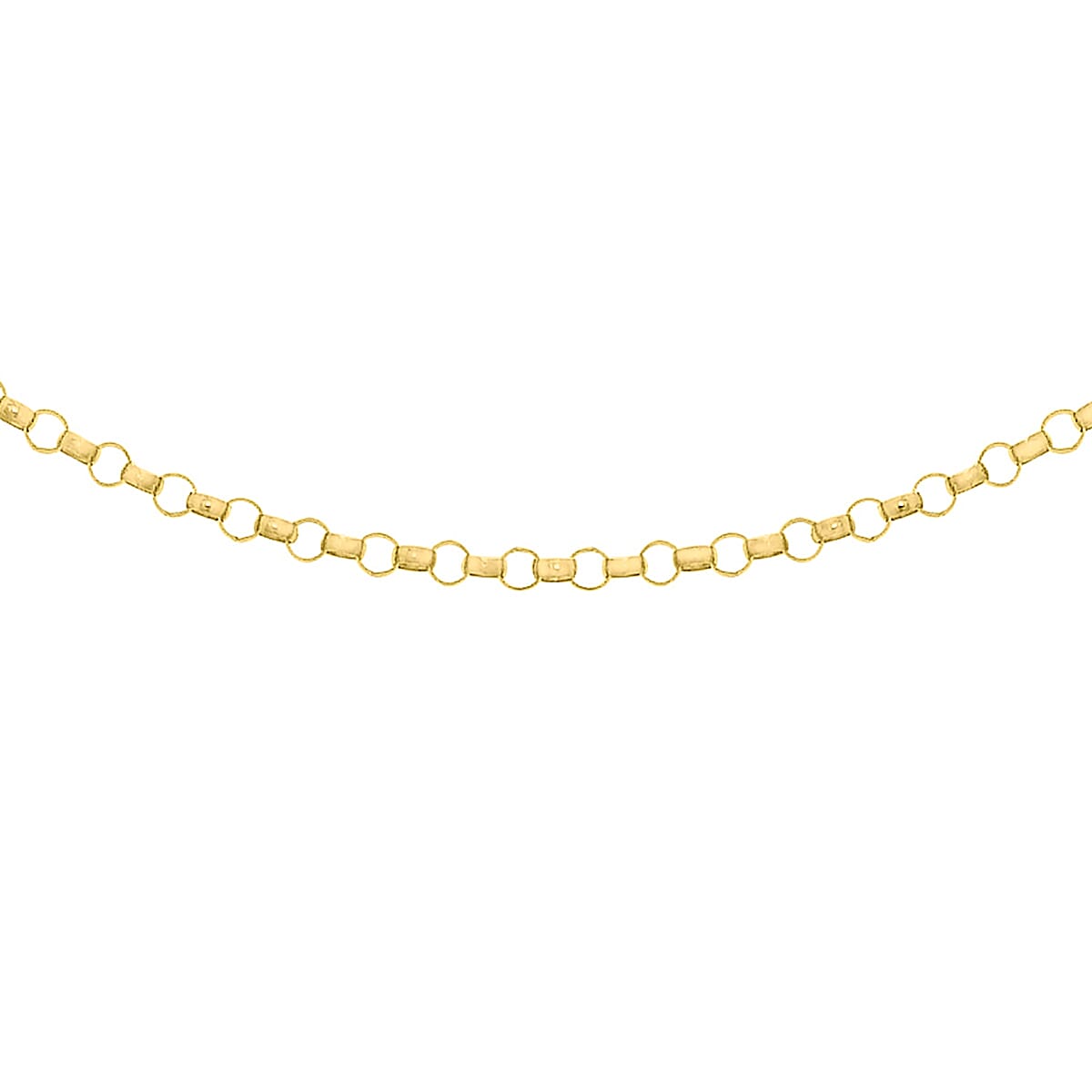 Round Belcher Chain 24 Inch in 9K Yellow Gold 7578939 0