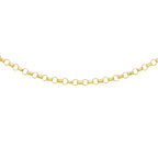 9K Yellow Gold  Chain (Size - 24),  Gold Wt. 1.3 Gms