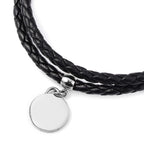 Bracelet (Size - 8) Pure White Stainless Steel