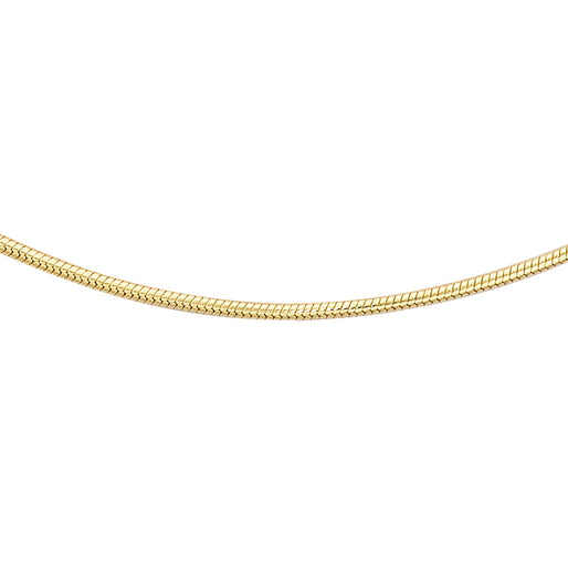 14K Yellow Gold  Chain (Size - 16),  Gold Wt. 2.6 Gms