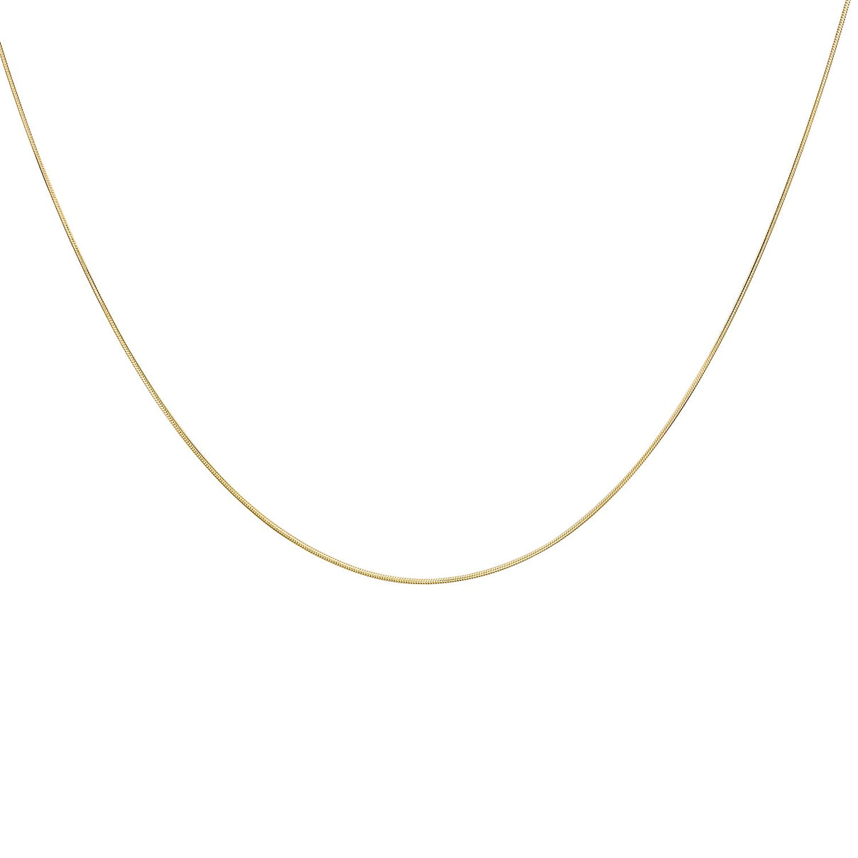 Round Snake Chain 16 Inch in 14K Yellow Gold 7576339 3