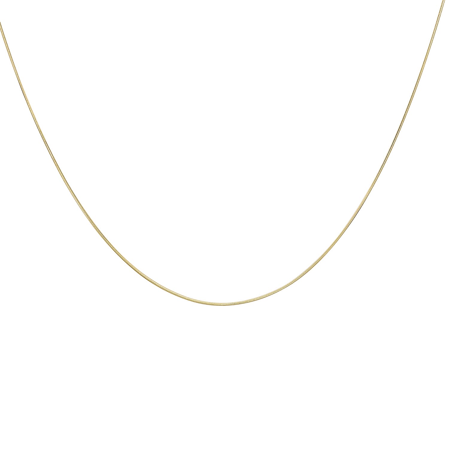 Round Snake Chain 16 Inch in 14K Yellow Gold 7576339 3