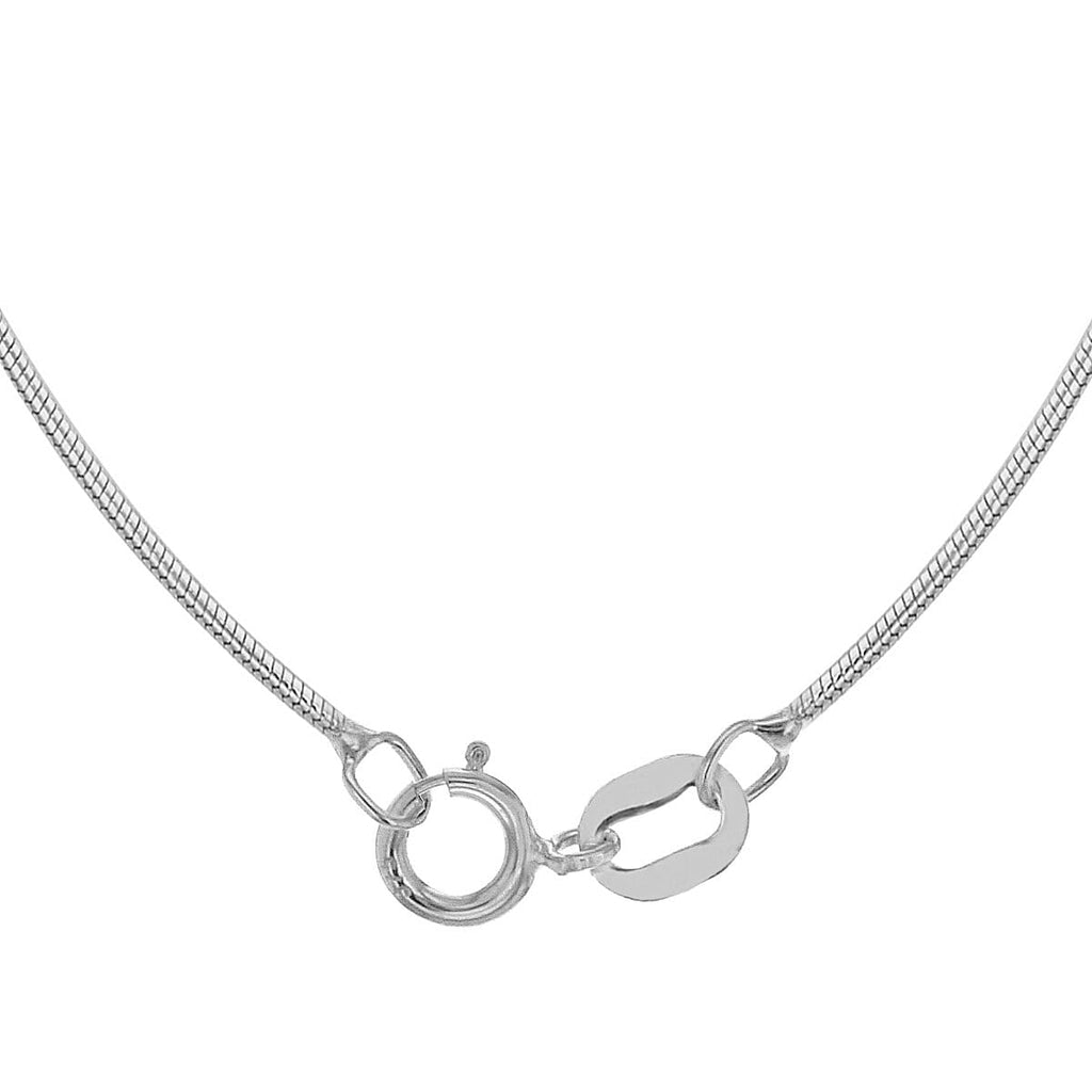 9K White Gold  Chain (Size - 16),  Gold Wt. 2.5 Gms