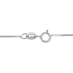 9K White Gold  Chain (Size - 18),  Gold Wt. 1.9 Gms