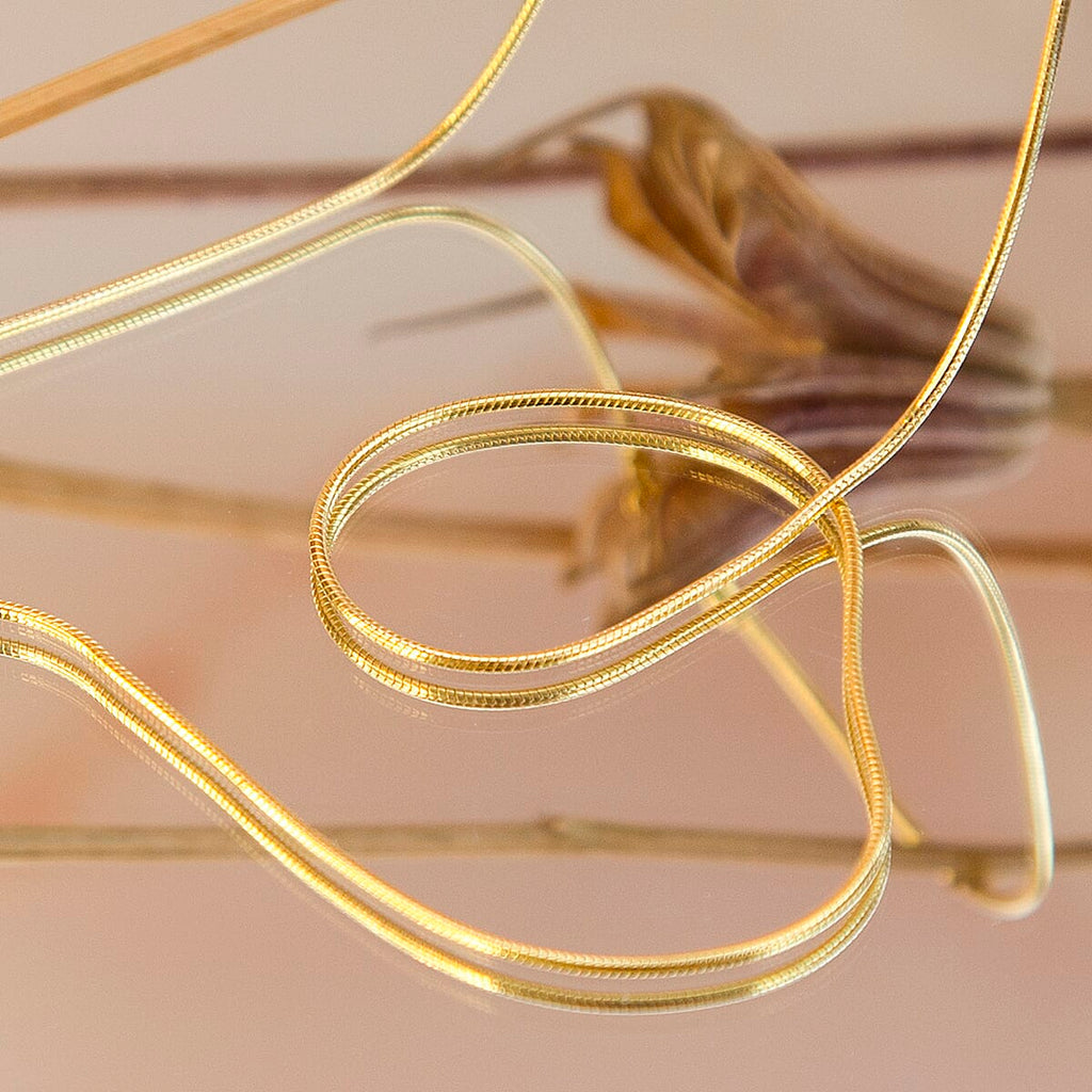 9K Yellow Gold  Chain (Size - 18),  Gold Wt. 2.6 Gms